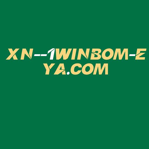 Logo da XN--1WINBOM-EYA